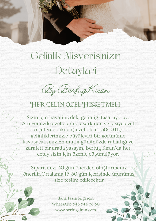 KIRIK BEYAZ STRAPLEZ YARIM BALIK GELİNLİK - 3